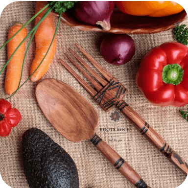 Authentic african black beads product