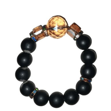 Authentic african black beads product